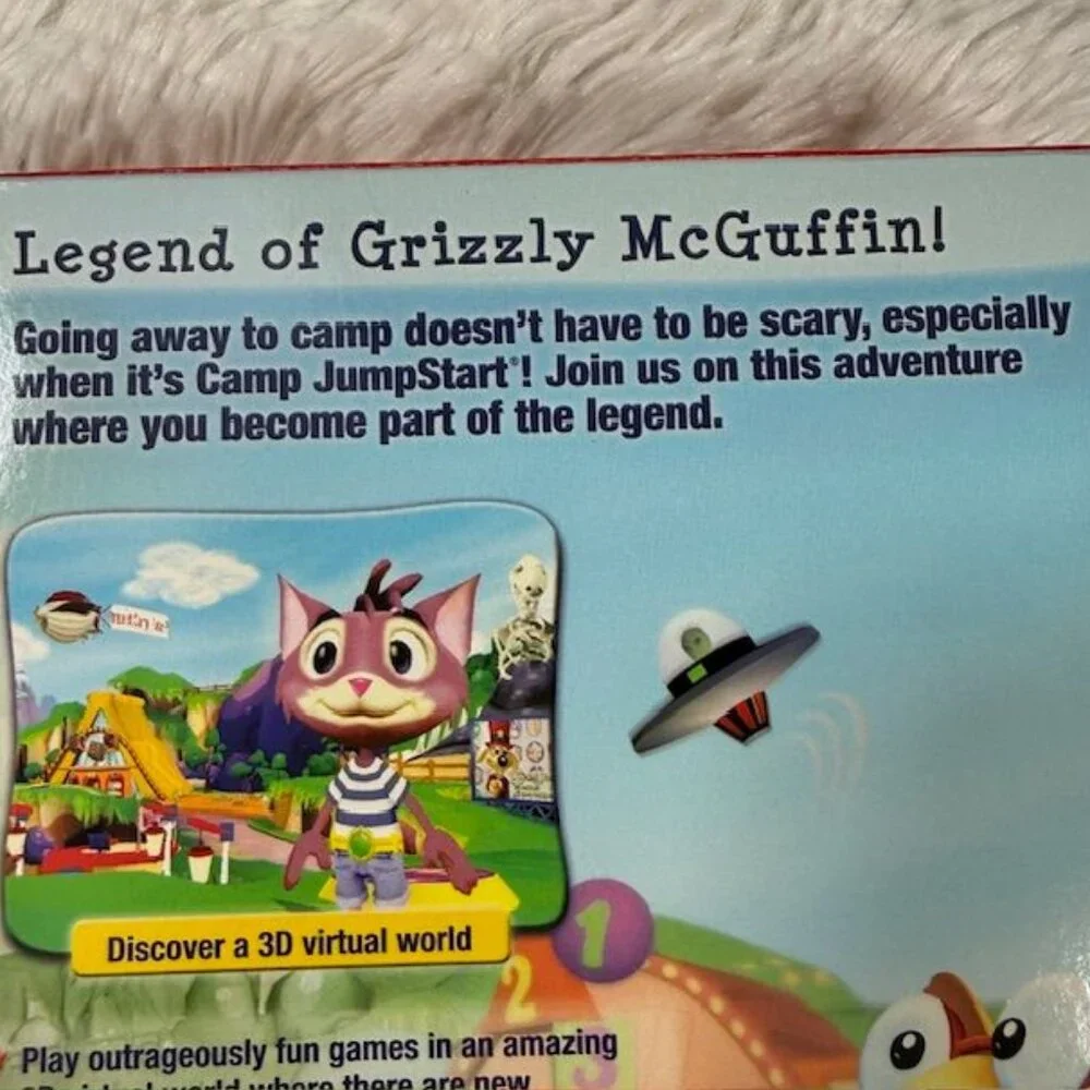 Jumpstart 3D Virtual World The Legend of Grizzly McGuffin PC CD-ROM Software